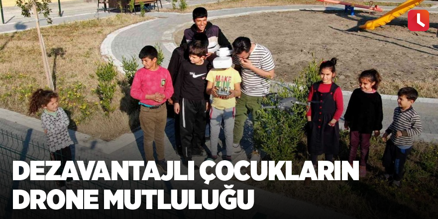 Dezavantajlı çocukların drone mutluluğu