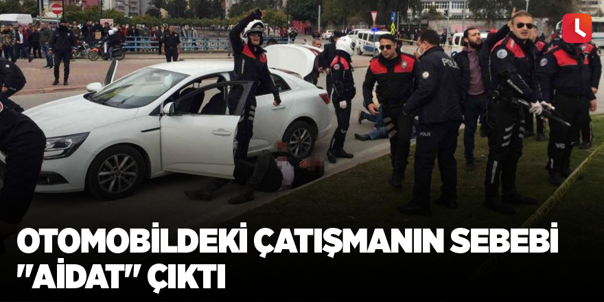 Otomobildeki çatışmanın sebebi "aidat" çıktı