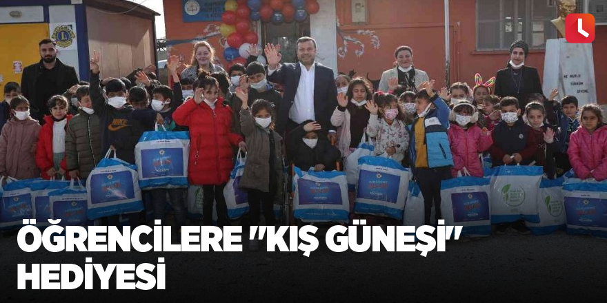 Öğrencilere "Kış Güneşi" hediyesi