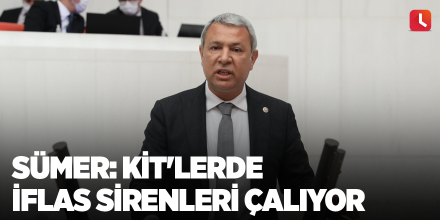 Sümer: KİT'lerde iflas sirenleri çalıyor