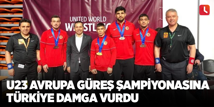 U23 Avrupa Güreş Şampiyonasına Türkiye damga vurdu