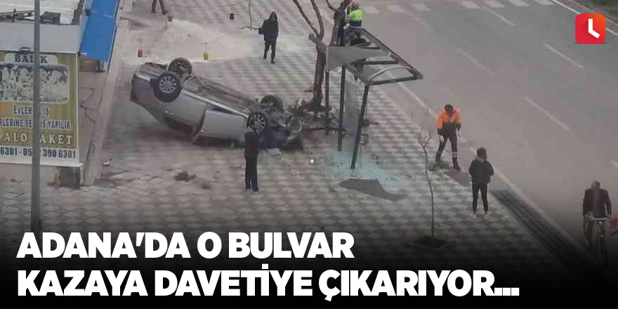 Adana'da o bulvar kazaya davetiye çıkarıyor...