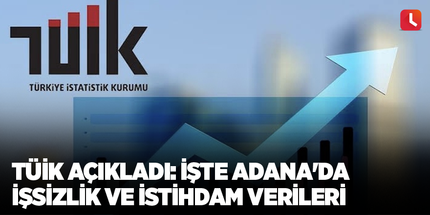 TÜİK açıkladı: İşte Adana'da işsizlik ve istihdam verileri