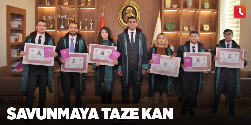 Savunmaya taze kan