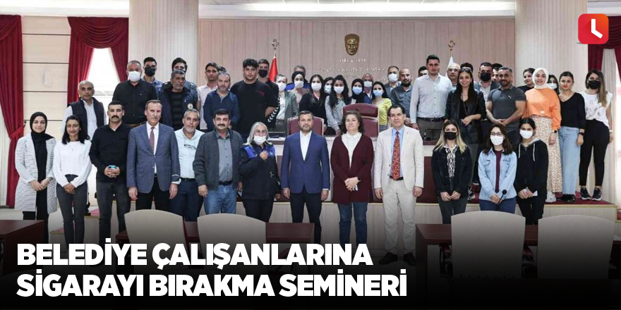 Belediye çalışanlarına sigarayı bırakma semineri