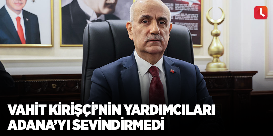 Vahit Kirişçi’nin yardımcıları Adana’yı sevindirmedi