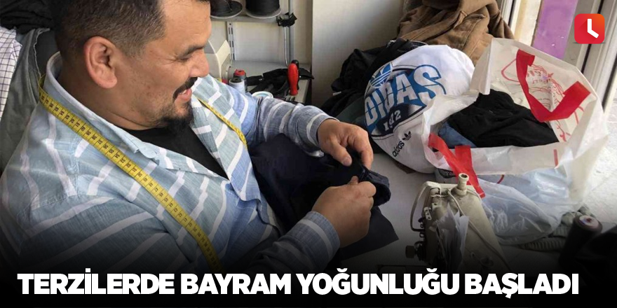 Terzilerde bayram yoğunluğu başladı