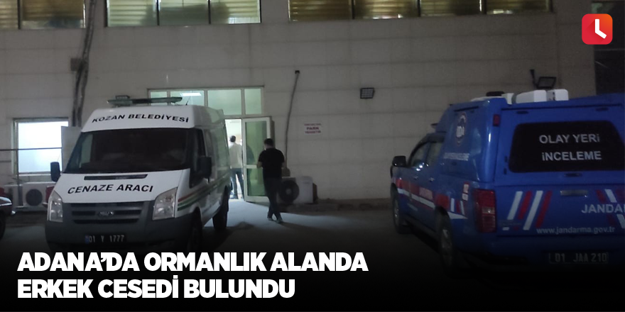 Adana’da ormanlık alanda erkek cesedi bulundu