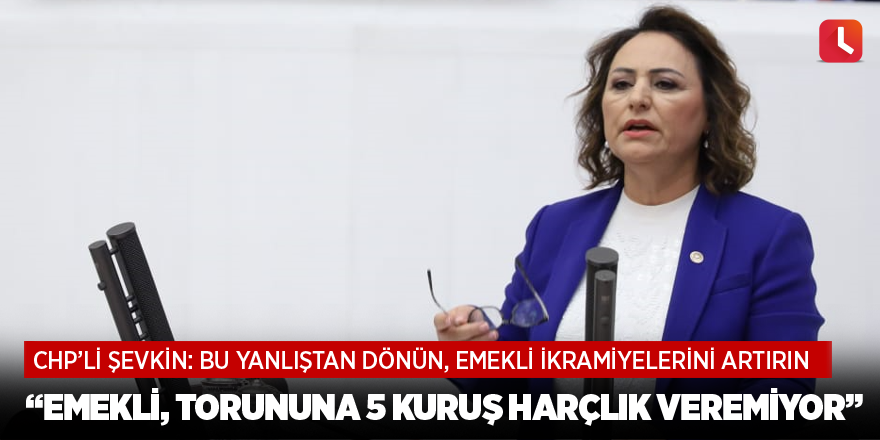 “Emekli, torununa 5 kuruş harçlık veremiyor”