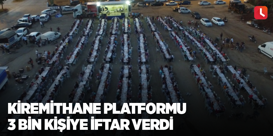 Kiremithane Platformu 3 bin kişiye iftar verdi