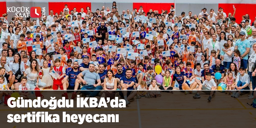 Gündoğdu İKBA’da sertifika heyecanı