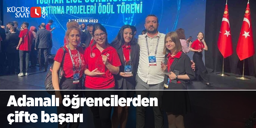 Adanalı öğrencilerden çifte başarı