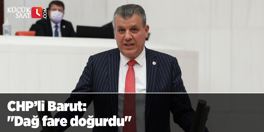 "Dağ fare doğurdu"