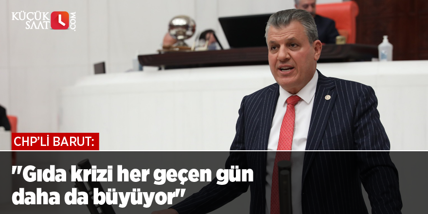 "Gıda krizi her geçen gün daha da büyüyor"