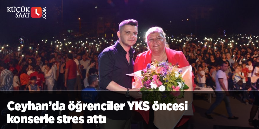 Ceyhan’da öğrenciler YKS öncesi konserle stres attı