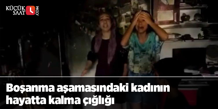 Boşanma aşamasındaki kadının hayatta kalma çığlığı