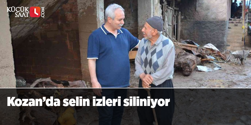 Kozan’da selin izleri siliniyor