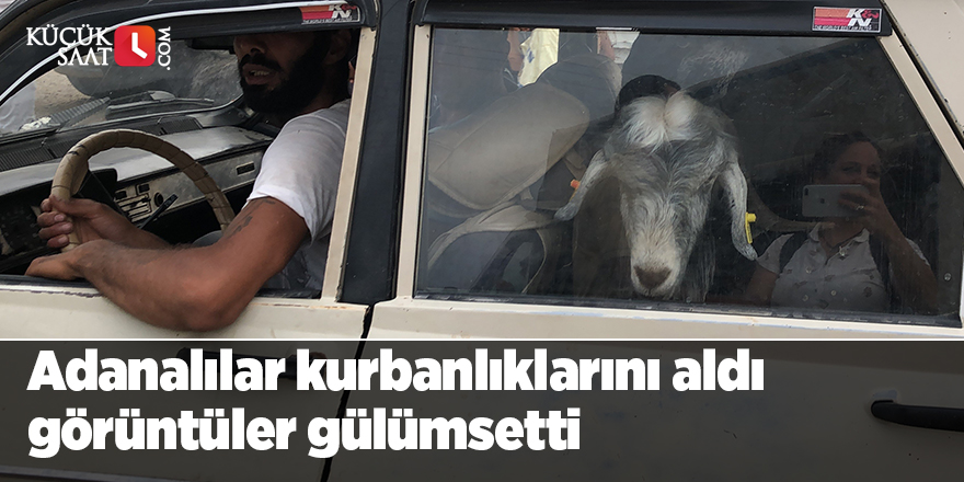 Adanalılar kurbanlıklarını aldı görüntüler gülümsetti