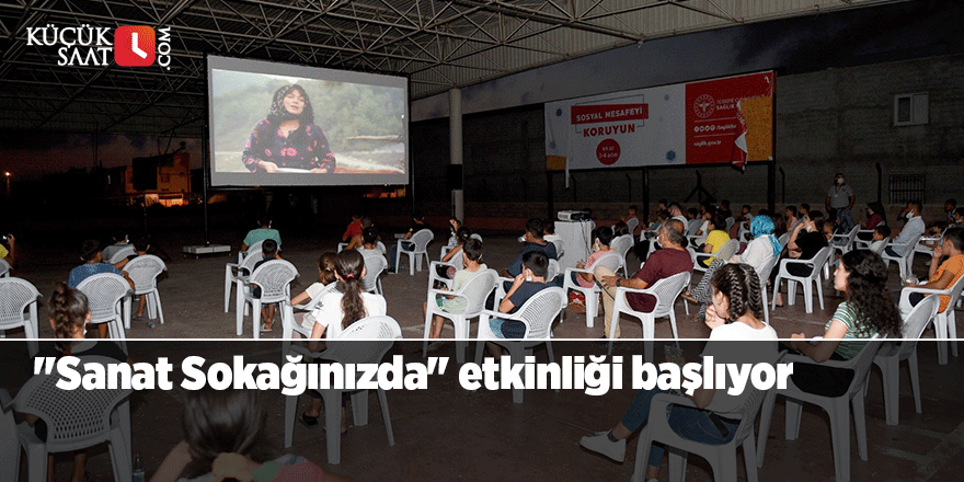 "Sanat Sokağınızda" etkinliği başlıyor