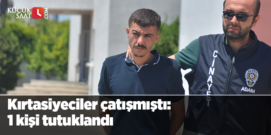 Kırtasiyeciler çatışmıştı: 1 kişi tutuklandı