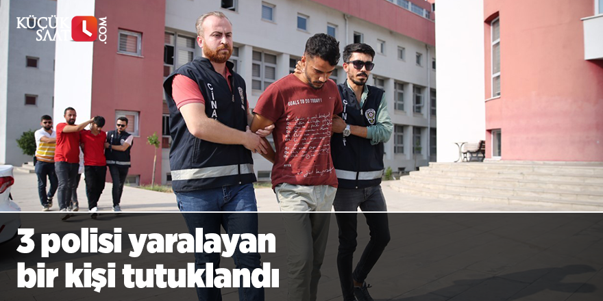 3 polisi yaralayan bir kişi tutuklandı