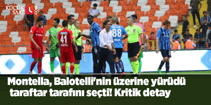 Montella, Balotelli'nin üzerine yürüdü, taraftar tarafını seçti! Kritik detay