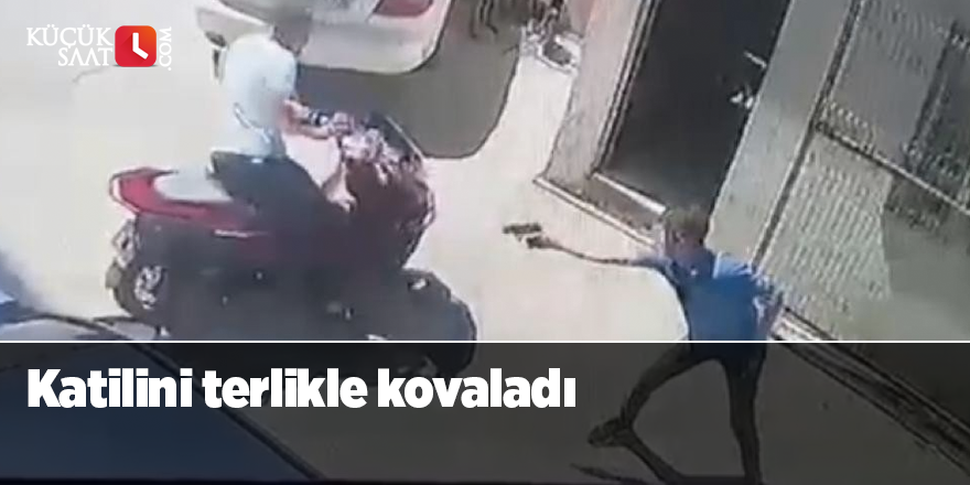 Katilini terlikle kovaladı