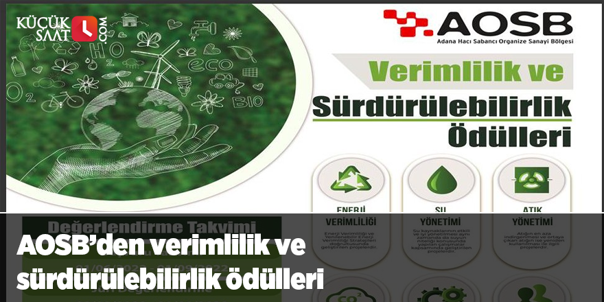 AOSB’den verimlilik ve sürdürülebilirlik ödülleri