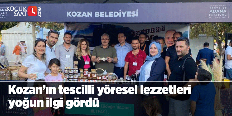 Kozan’ın tescilli yöresel lezzetleri yoğun ilgi gördü