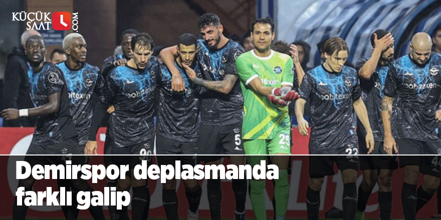 Demirspor deplasmanda farklı galip