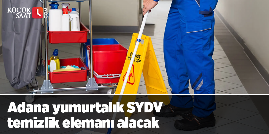 Adana yumurtalık SYDV temizlik elemanı alacak