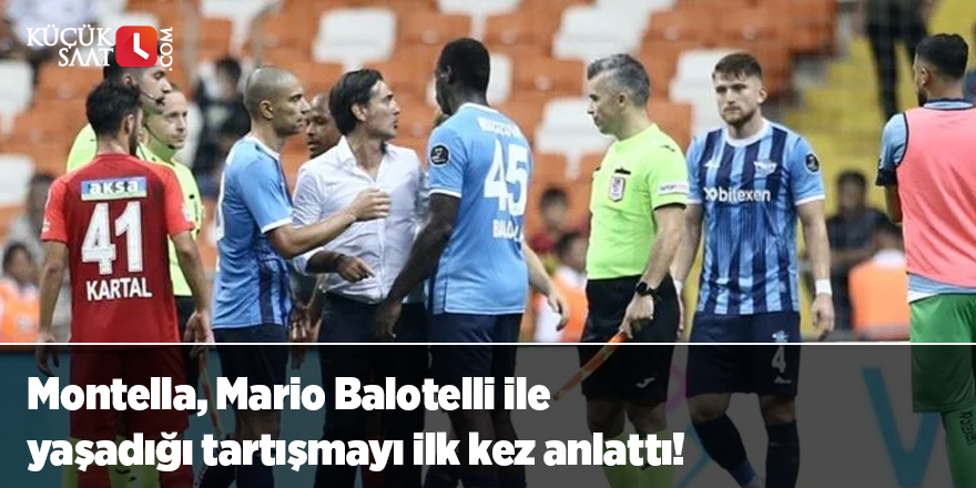 Montella, Mario Balotelli ile yaşadığı tartışmayı ilk kez anlattı!