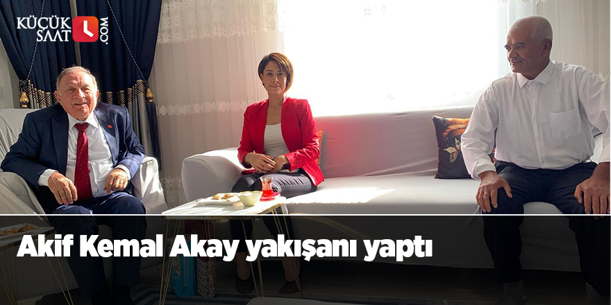 Akif Kemal Akay yakışanı yaptı