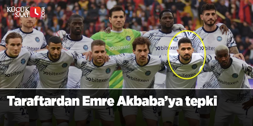 Taraftardan Emre Akbaba’ya tepki