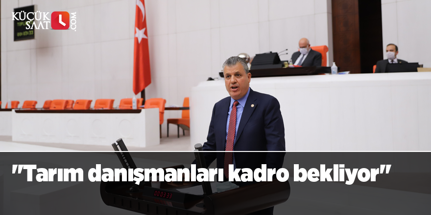 "Tarım danışmanları kadro bekliyor"