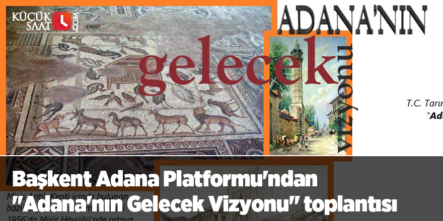 Başkent Adana Platformu'ndan "Adana'nın Gelecek Vizyonu" toplantısı