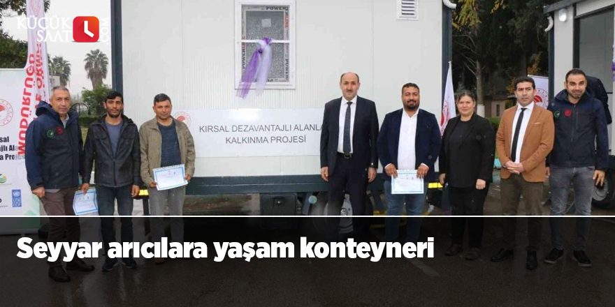 Seyyar arıcılara yaşam konteyneri