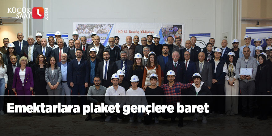 Emektarlara plaket gençlere baret