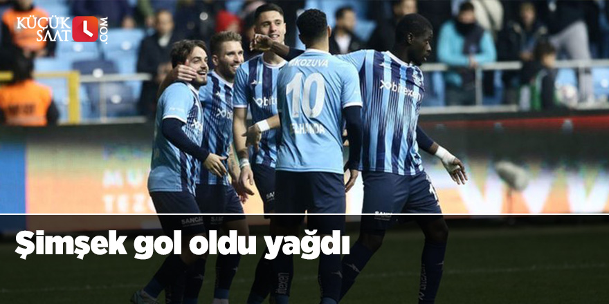 Şimşek gol oldu yağdı