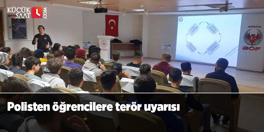 Polisten öğrencilere terör uyarısı