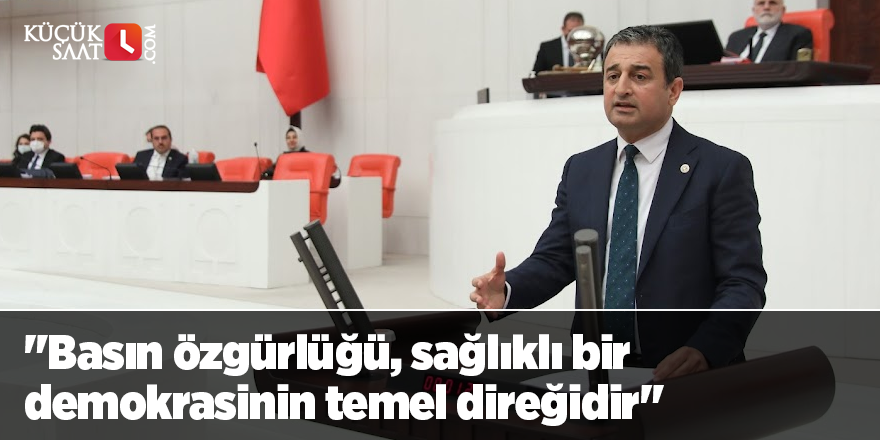 "Basın özgürlüğü, sağlıklı bir demokrasinin temel direğidir"