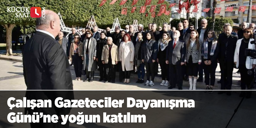 Çalışan Gazeteciler Dayanışma Günü’ne yoğun katılım