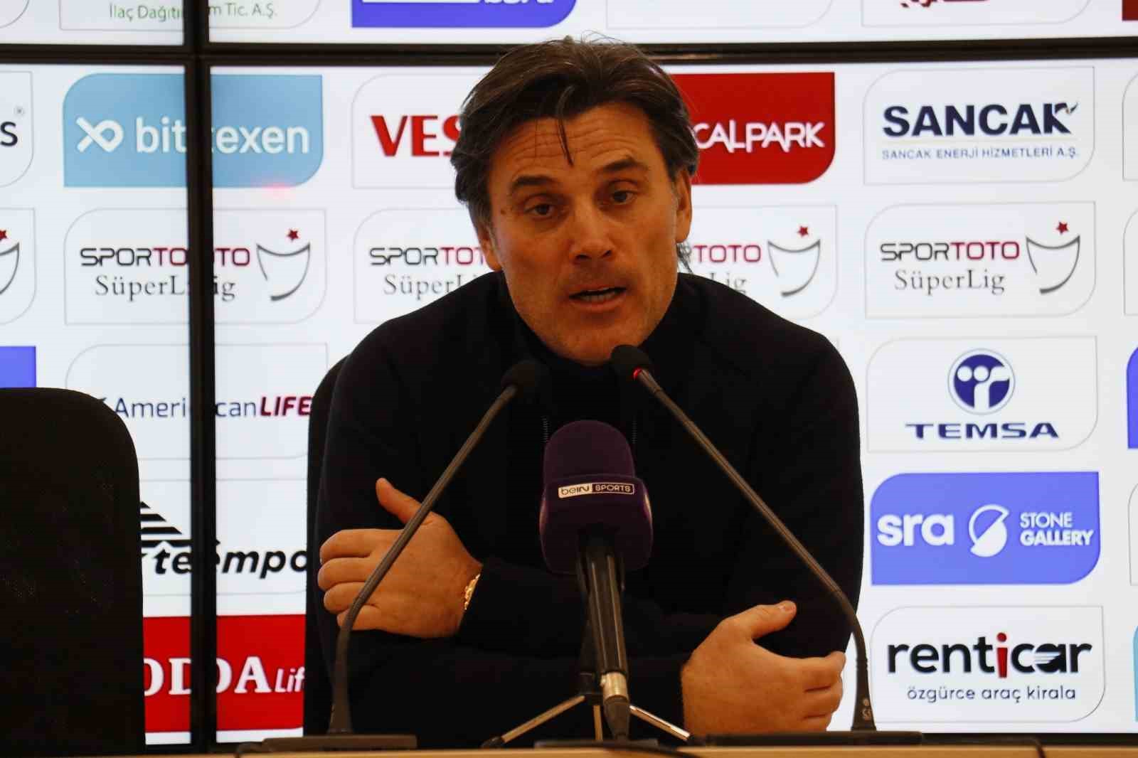 Montella: ”Takımımla gurur duyuyorum”