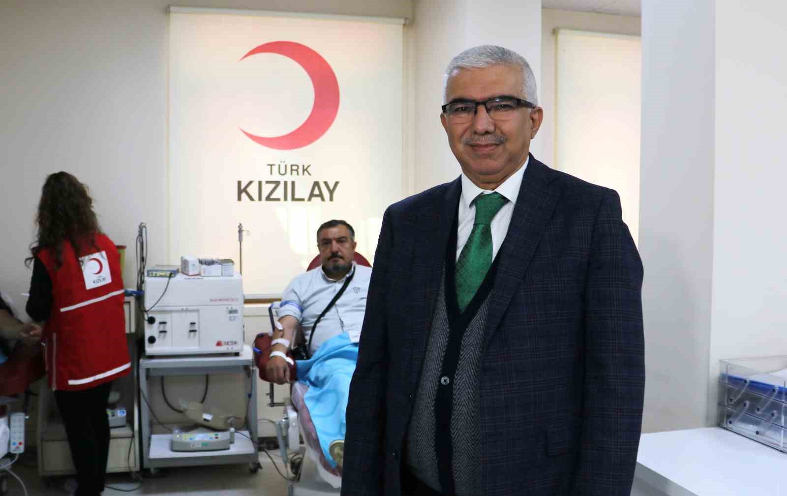 Türk Kızılayı Genel Sekreteri Saygılı: “Her dostumuz kan bağışlamalı”