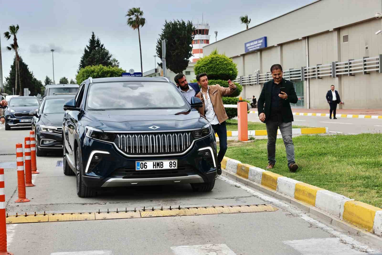 Bakan Nebati, Togg’la Adana’dan Mersin’e hareket etti