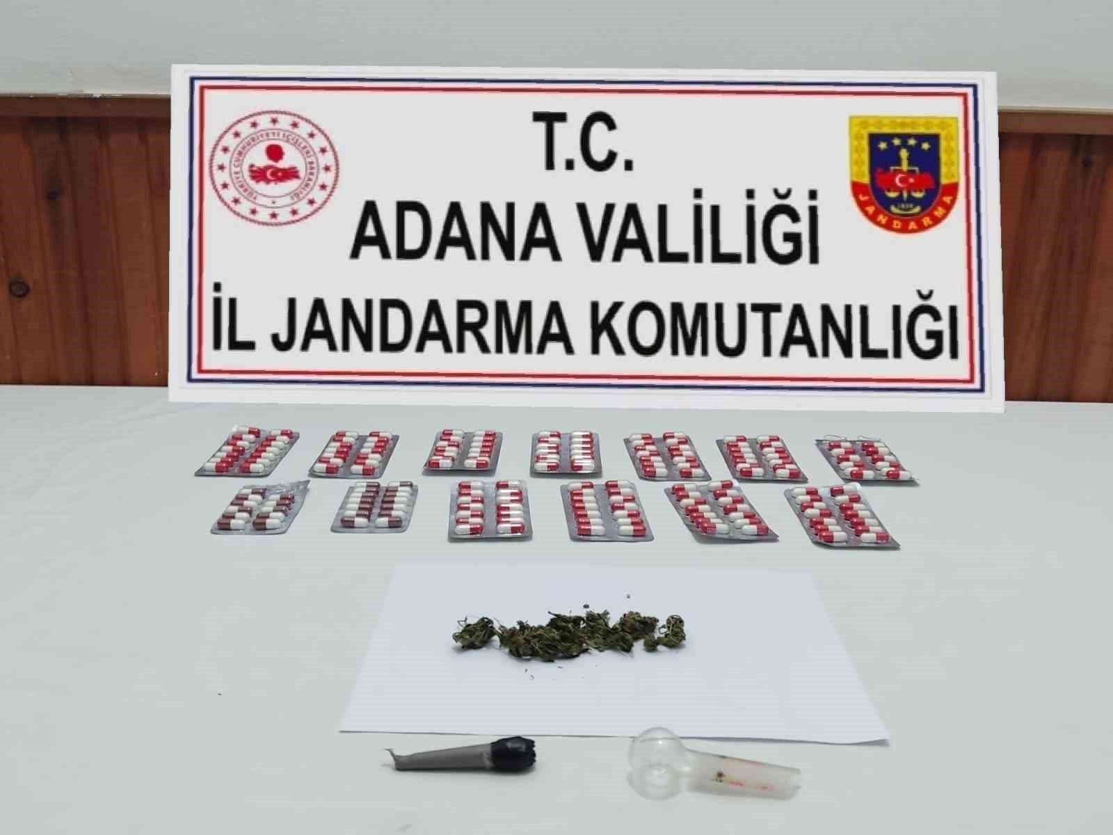 Adana’da 177 adet uyuşturucu hap ele geçirildi