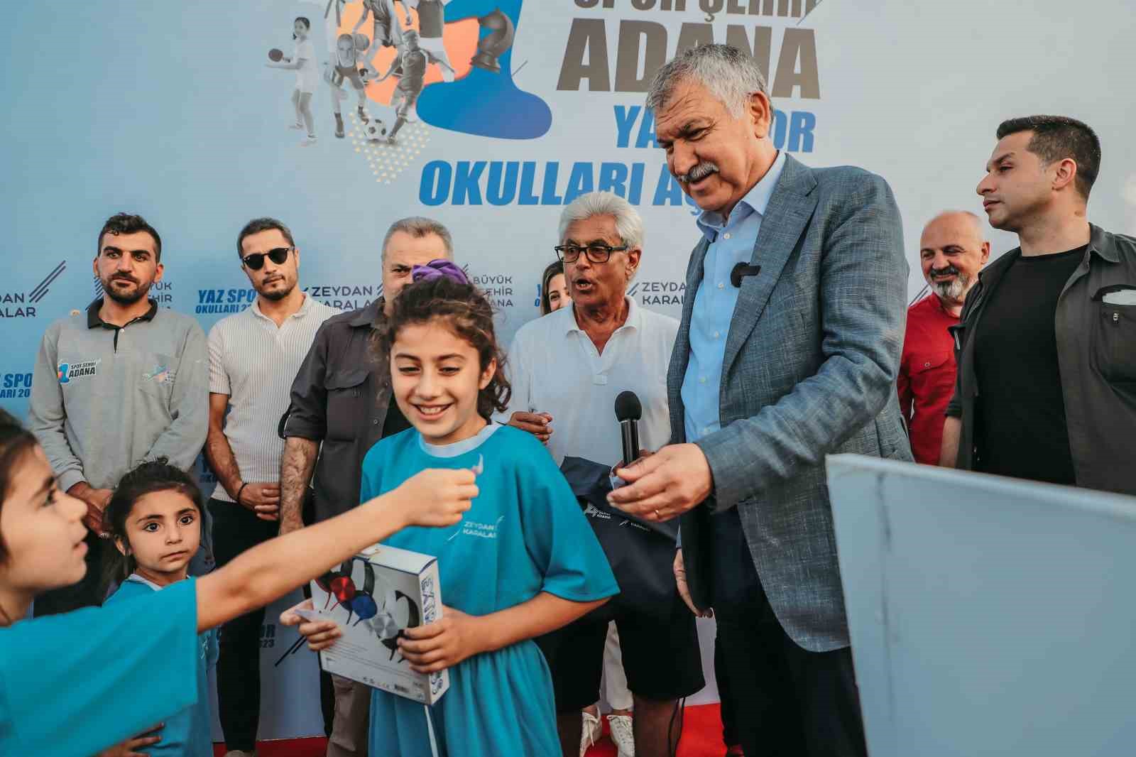 Adana Büyükşehir yaz spor okullarında 30 bin çocuk eğitim alacak