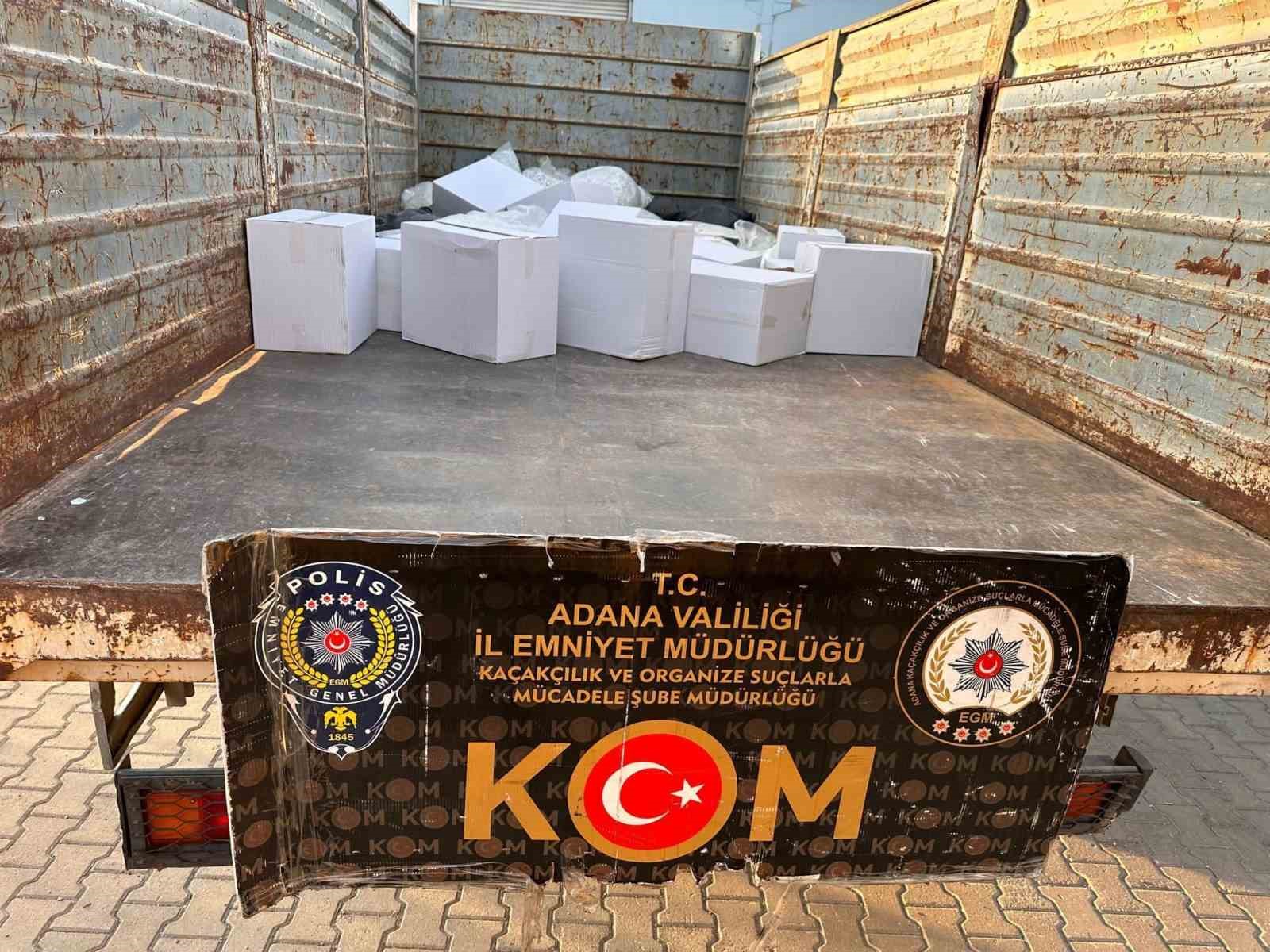 25 milyon 450 bin kaçak makaron ele geçirildi