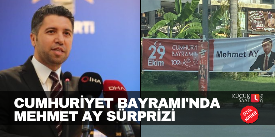 29 Ekim Cumhuriyet Bayramı'nda Mehmet Ay sürprizi