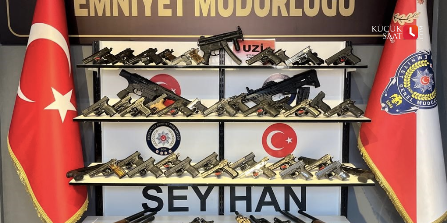 Seyhan’da 60 ruhsatsız silah ele geçirildi, 10 kişi tutuklandı